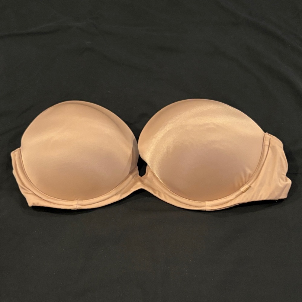 Victoria's Secret Strapless Tan Bra 32 DD
